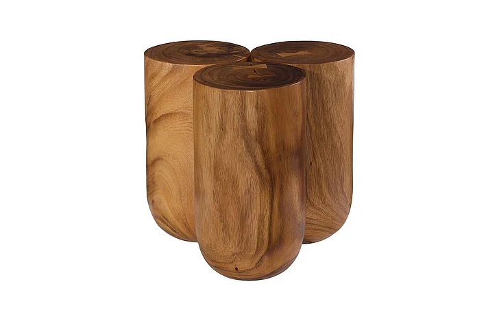 Phillips Collection Triflora Side Table, Natural, Small TH119024