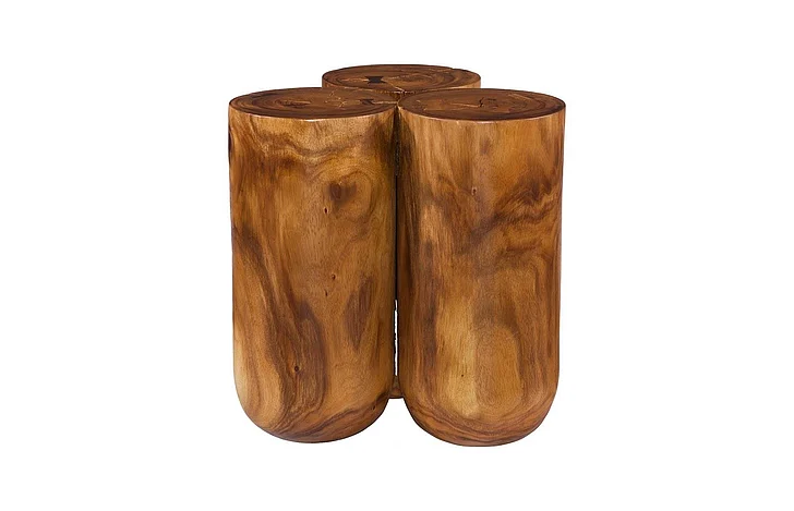 Phillips Collection Triflora Side Table, Natural, Large TH119027