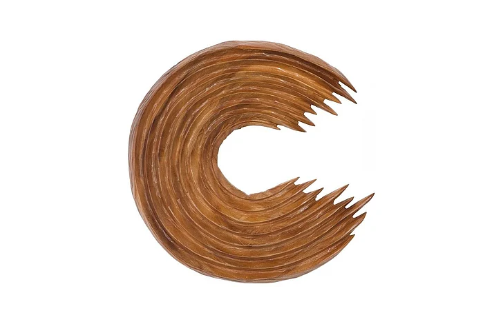 Phillips Collection Swoop Wall Art, Natural Wood, Small TH120061