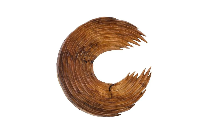 Phillips Collection Swoop Wall Art, Natural Wood, Large TH120063