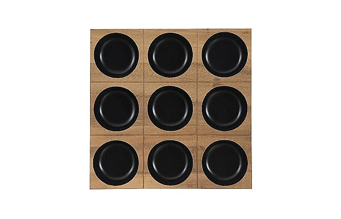 Phillips Collection Puka Wall Tile 3x3 in Black TH64928