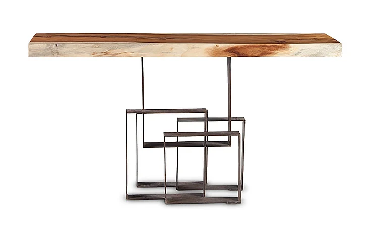 Phillips Score Console Table in Brown/Black TH69093