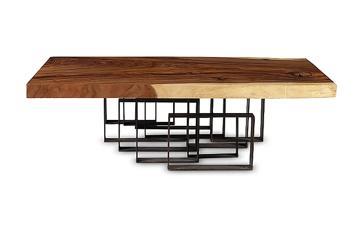 Phillips Score Rectangular Coffee Table in Brown TH69094