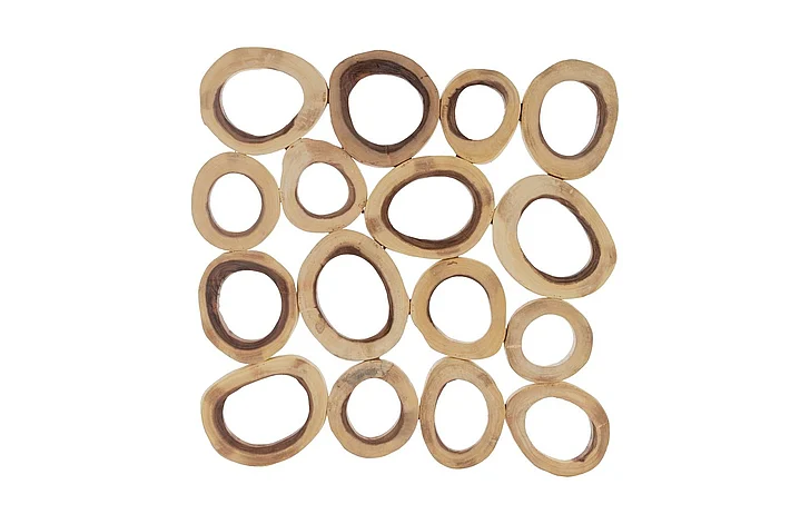 Phillips Collection Chuleta Rings Large Square Wall Art in Natural TH72024