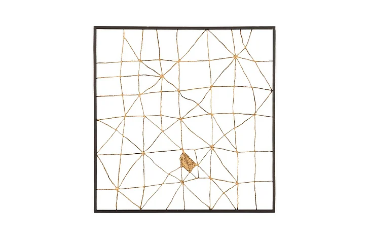 Phillips Collection Mesh Wall Art in Brass TH78371