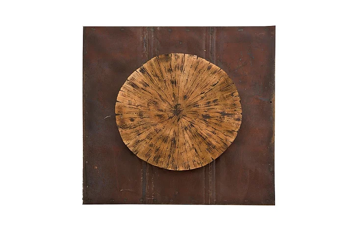 Phillips Collection Medallion Amber Wall Art in Rust TH78389