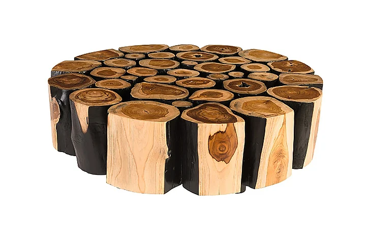 Phillips Boscage Round Coffee Table in Natural TH81392