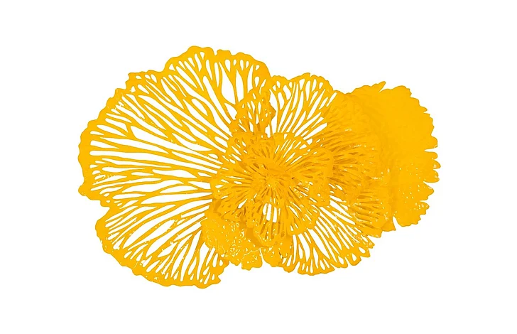 Phillips Collection Medium Flower Wall Art in Yellow TH83078