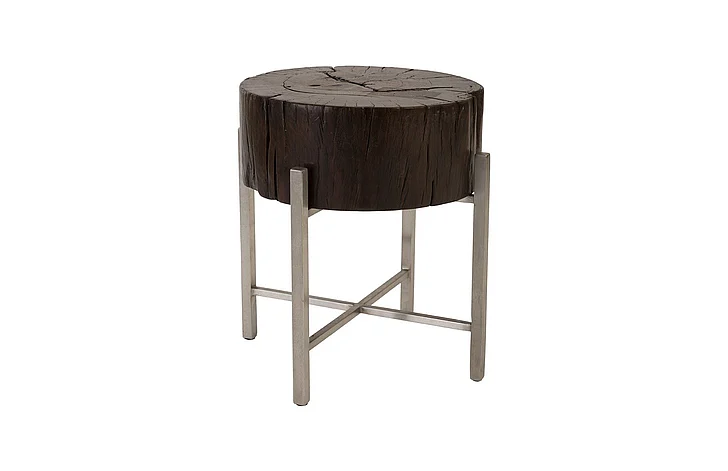 Phillips Collection Nestled Cross Cut Side Table in Natural TH89140