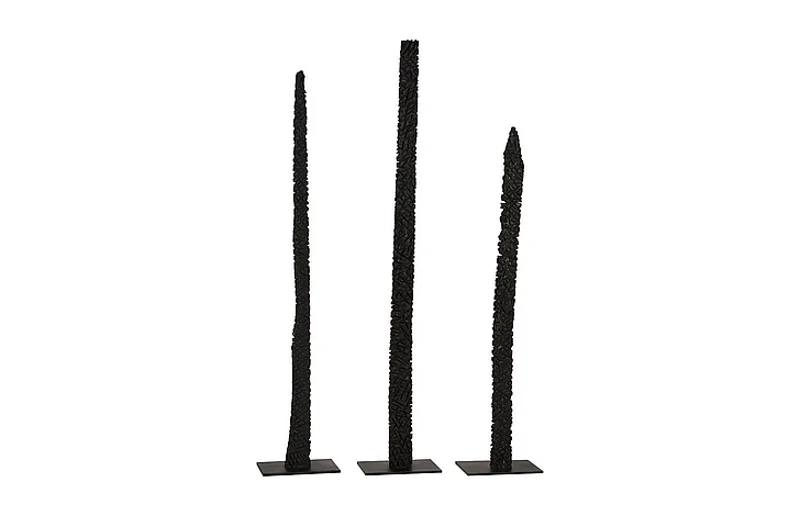 Phillips Collection Post Sculpture Set in Black TH92152