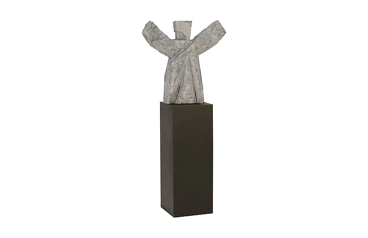 Phillips Collection Tai Chi Winner Sculpture in Gray Stone/Dark Brown TH94535