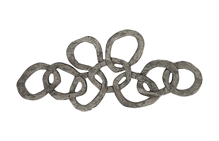 Phillips Collection Chain Wall Art in Gray Stone TH94577