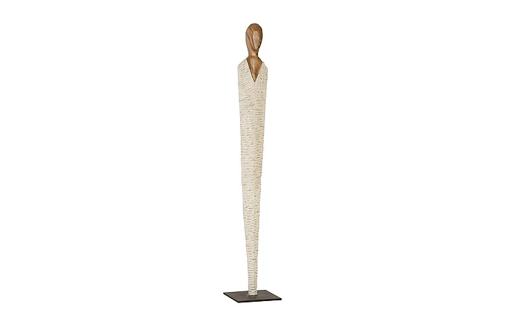 Phillips Collection Large Vested Female Sculpture in Ivory/Natural TH95609