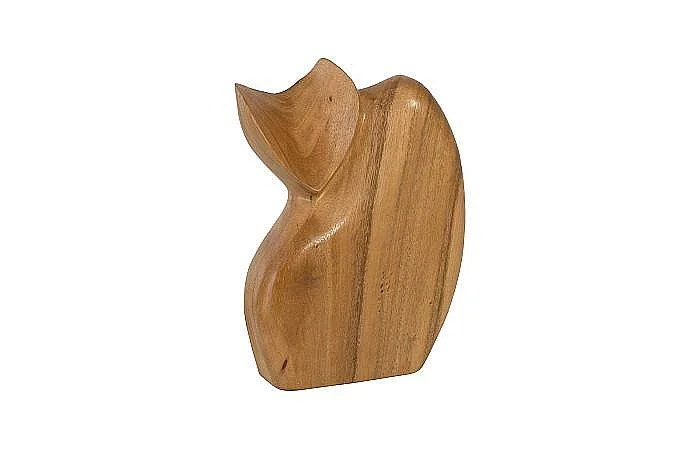 Phillips Collection Nuzzled Cat Sculpture in Natural TH95614