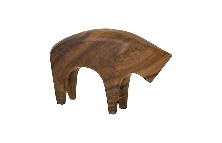Phillips Collection Bull Sculpture in Natural TH95616