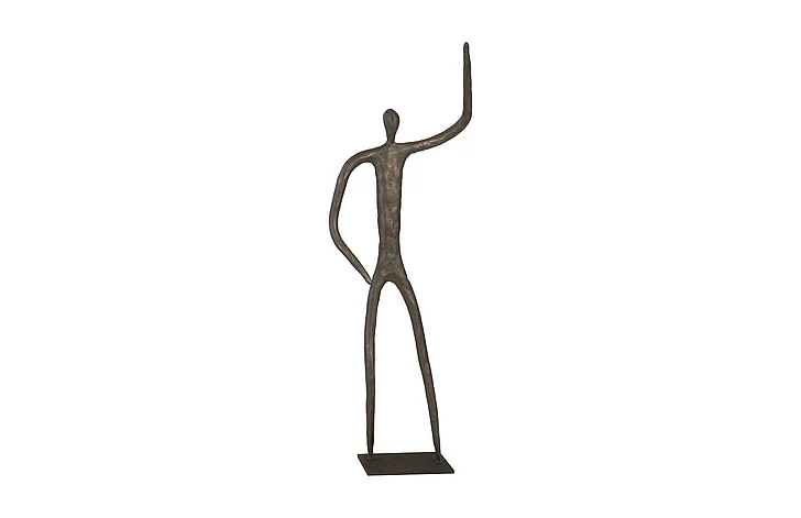 Phillips Collection Waving Figure Sculpture in Bronze TH96035