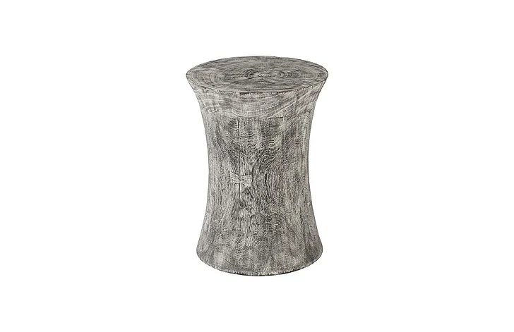 Phillips Collection Drum Stool in Gray Stone TH96453