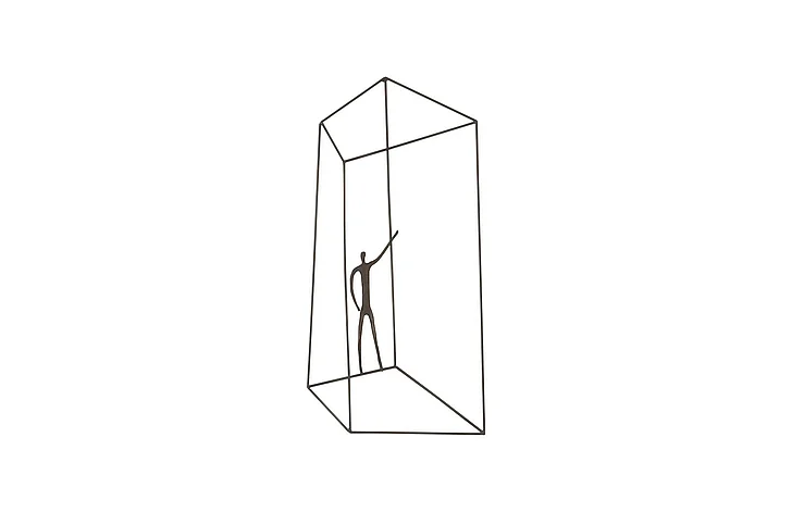 Phillips Collection Perspective Rear Waving Wall Art in Rust TH97096