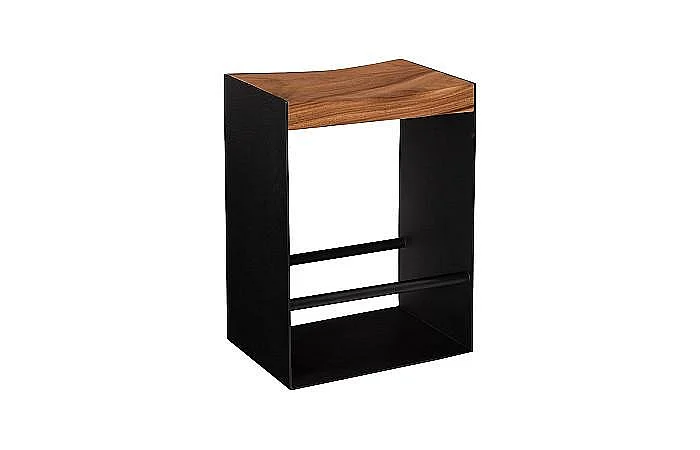 Phillips Collection Iron Frame Counter Stool in Natural TH97640