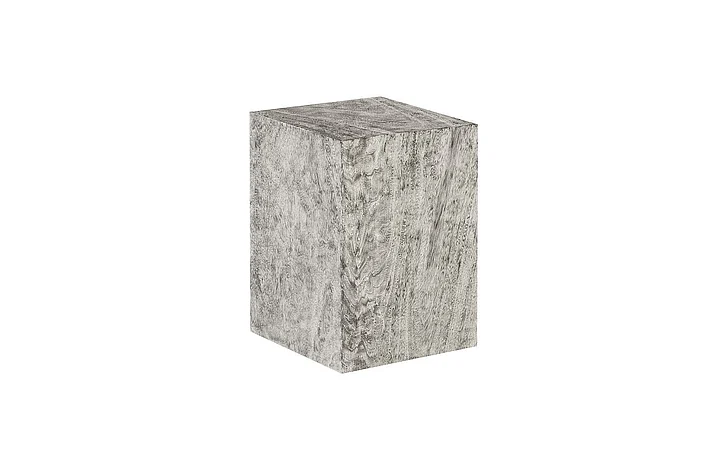 Phillips Collection Prism Small Pedestal in Gray Stone TH97656