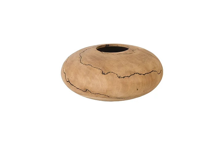 Phillips Collection Lightning Round Short Vase in Natural TH97711