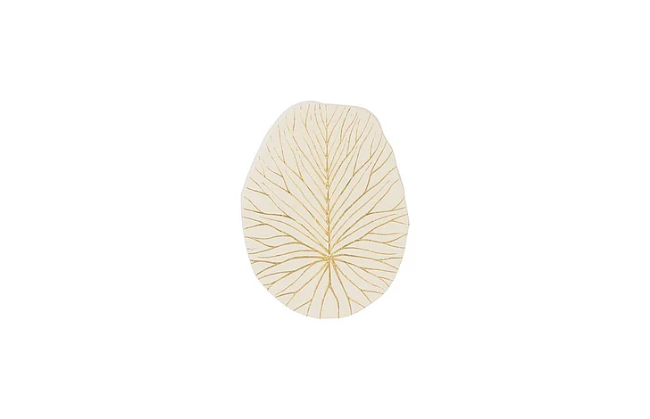 Phillips Collection Rivulet Wall Tile in White/Gold Leaf TH97716