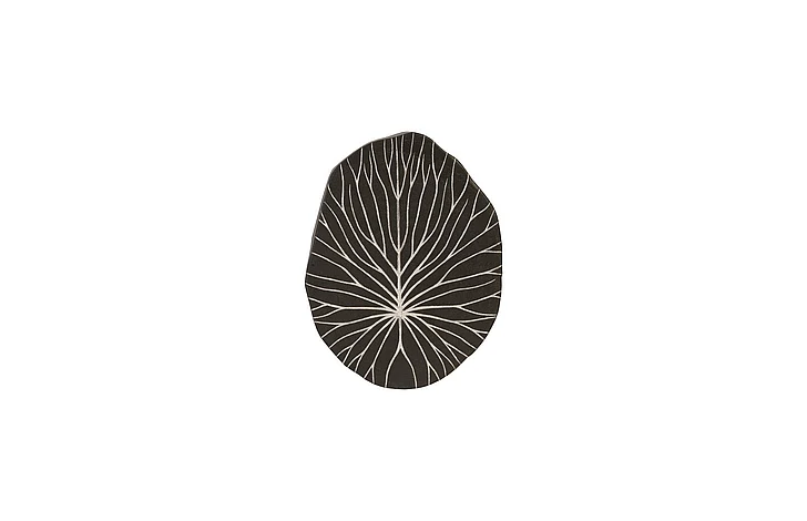 Phillips Collection Rivulet Wall Tile in Black/Silver Leaf TH97717