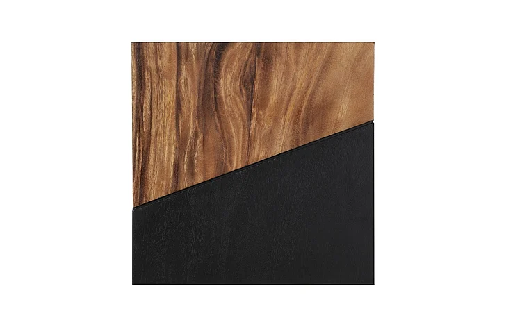 Phillips Collection Geometry Right Wall Tile in Natural/Black TH99989