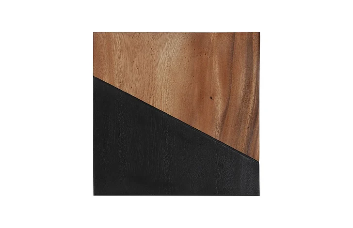 Phillips Collection Geometry Left Wall Tile in Natural/Black TH99990