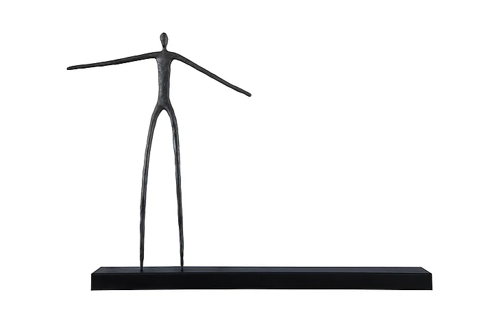 Phillips Collection Long Moveable Standing Man Shelf in Bronze/Black TH99994