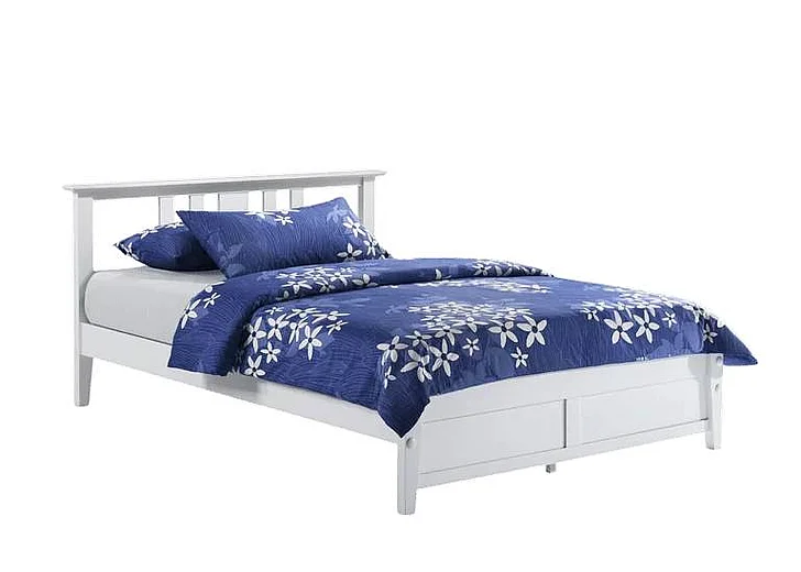 Night & Day Thyme California King Platform Bed in White PTHY-CKG-WH-COM