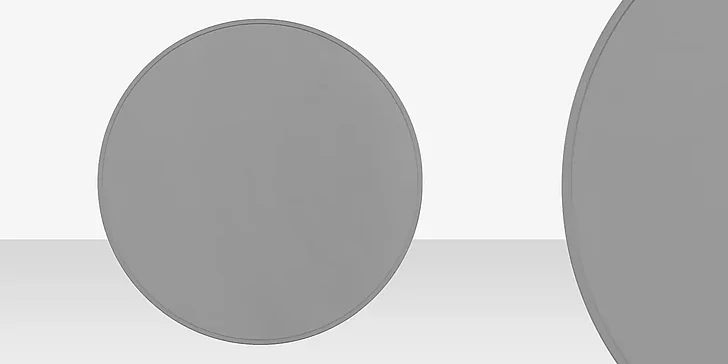 DecoScape Tides Solid 48in Diameter Table Top Only SF-3006-427-SLD