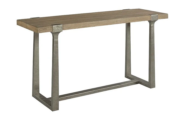 Hammary Hamilton Timber Forge Sofa Table in Light Brown 054-925 CLOSEOUT