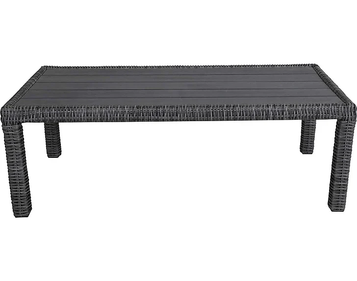 South Sea Outdoor Timberline Coffee Table in Frame Platinum Finish 71444-PLT