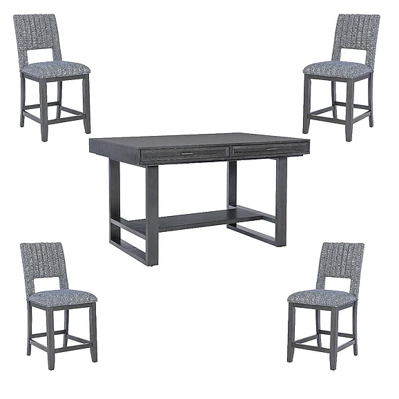 Powell Furniture Jubilee 5pc Counter Height Dining Room Set