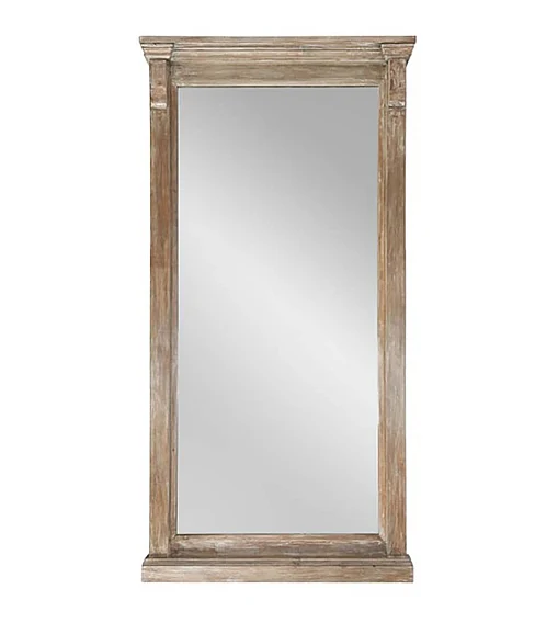 Classic Home Adelaide Floor Mirror in Natural White Wash 56001763