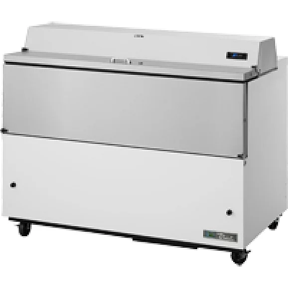 True Commercial White and Stainless Steel Exterior/Stainless Steel Interior with Hydrocarbon Refrigerant in Stainless Steel TMC49SSHC