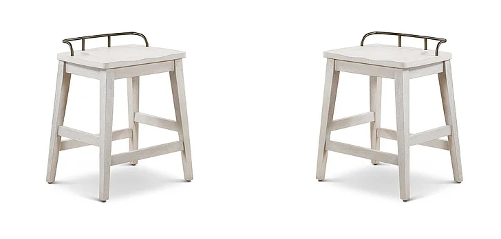 Steve Silver Pendleton Counter Stool in Ivory (Set of 2) TN600CS