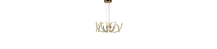 Bethel Gold Aluminium Frame LED Light Fixture TR01