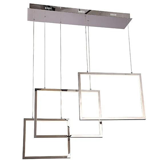 Bethel Chrome Stainless Steel Frame Chandelier TR36