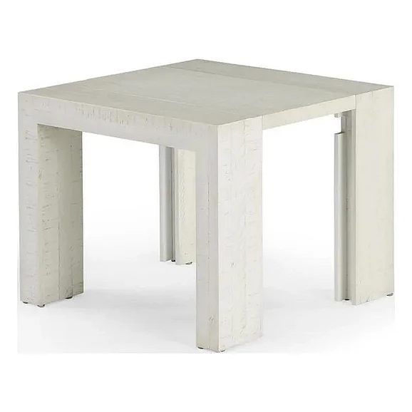 Transformer Table Extendable Dining Table in Canadian Birch White 12021;10021