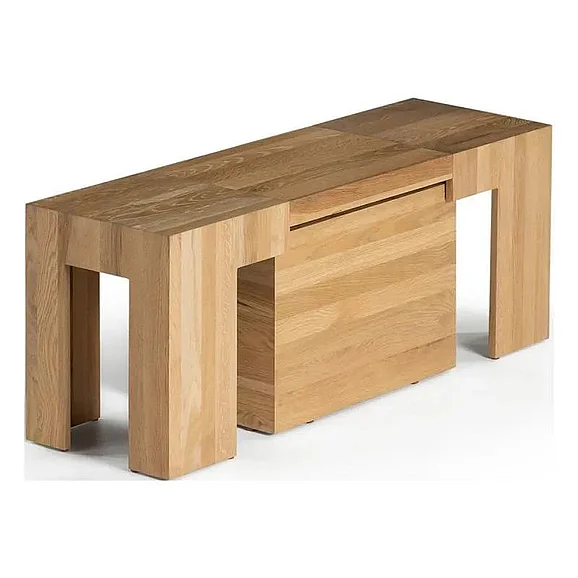 Transformer Table Extendable Dining Bench in Scandinavian Oak 10128