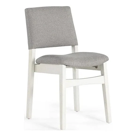 Transformer Table Dining Chair (Set of 2) in Canadian Birch White & Argent 10321