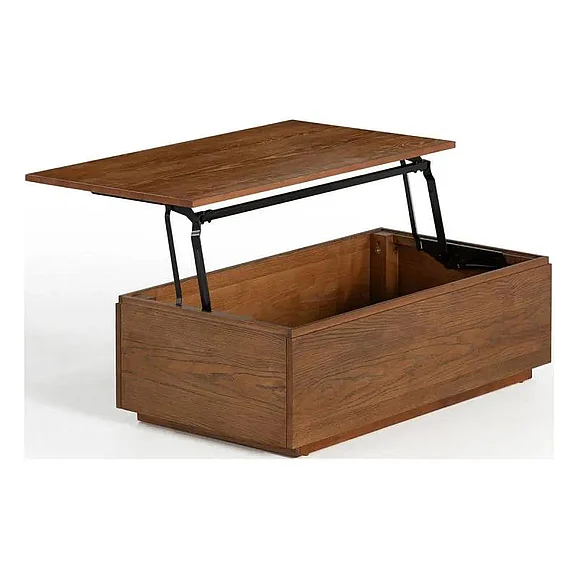 Transformer Table Coffee Table - Panel Storage in American Walnut 20425