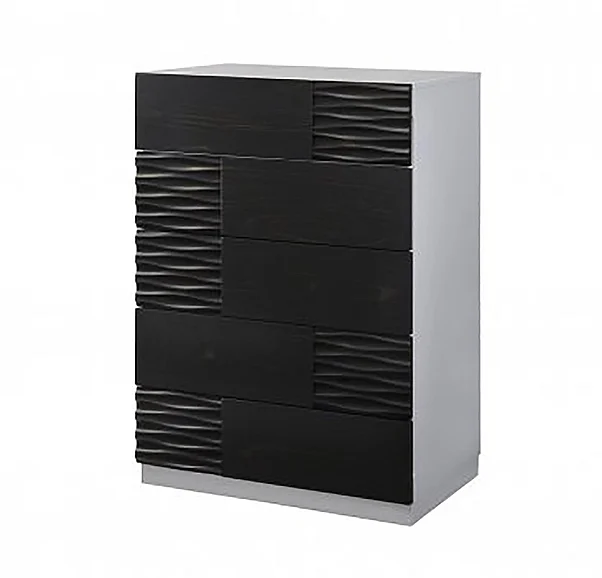 J&M Tribeca Chest in Black/Grey 18869-C CLOSEOUT