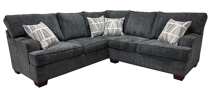 Luke Home Trinity 2pc Sectional Living Room Set