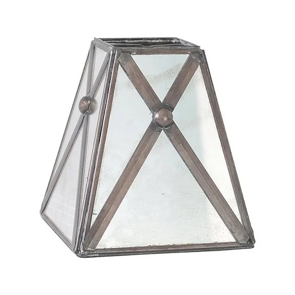 Worlds Away Crosshatch Ant Mirror Minishd TSMCH