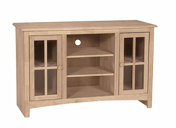 John Thomas 48" TV Stand in Unfinished TV-34