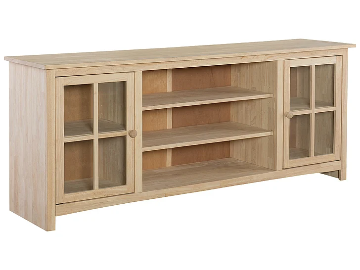 John Thomas Unfinished Abigail 72'' Entertainment Center TV-34LB
