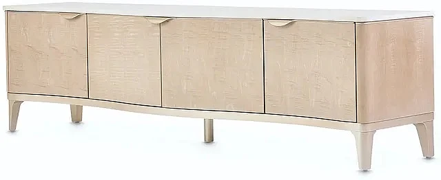 AICO Malibu Crest TV Console in Blush 9007081-131